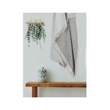 Çok Amaçlı Pamuklu Örtü- Kanepe-koltuk Şalı-koltuk Örtüsü 170x220-783 Gri 5