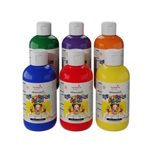 6'lı Parmak Boyası Seti, 250 Gr Renkli Sanat Malzemesi 0.2 L
