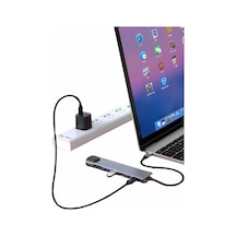 Northcity 8 Port Çoklayıcı Type-c Dönüştürücü - MacBook Uyumlu Sd/tf Hdmı Rj45 4k Hub