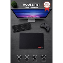 Özel Üretim Oyuncu Fare Altlığı 360 280mm Siyah Masaüstü Aksesuar