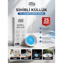 İma Home Sihirli Küllük 25 Adet Dumansız Kokusuz Kül Toplayıcı Taşınabilir Hijyenik Masa Üstü Küllük Çok Renkli