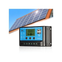 Monyee Güneş Enerji Kontrol Cihazı 12.6v 10a Lcd Ekranlı Lityum Pil Şarj-deşarj Yöneticisi Güneş Panelleri İçin