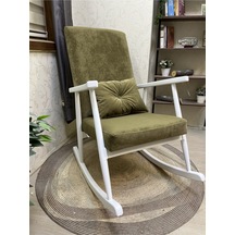 Asedia Trend Lake Yeşil Sallanan Sandalye Dinlenme Koltuğu