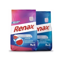 Renax Matik Beyaz & Renkliler için Toz Çamaşır Deterjanı 2 x 8 KG