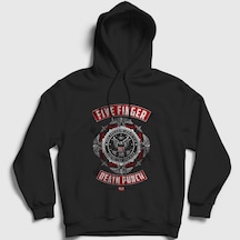 Presmono Unisex Usa Five Finger Death Punch Kapüşonlu Sweatshirt Siyah Presmono Unisex Usa Five Finger Death Punch Kapüşonlu Sweatshirt Siyah