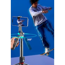 Profesyonel Yayıncı Tripod Sarsılmayan Fotoğraf Ve Video Çekim Çubuğu Tripodu Katlanır Selfie Çubuk