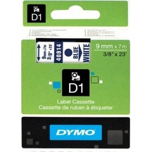 Dymo 40914 D1 Yedek Şerit 9MMx7M Beyaz-Mavi