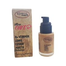 Edwol Long Cover Matte Foundation 010 Medium Ivory
