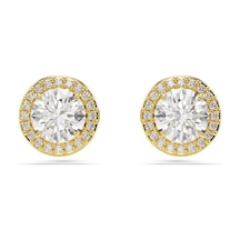 5686637 Swarovski Küpe Una:pe Stud Pave Whıte/gos Metalik