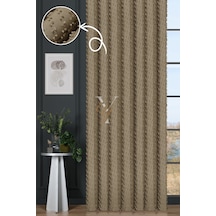 Linda Fon Perde V-6002 Sütlü Kahve Sütlü Kahve