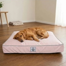Konforlu Kaydırmaz Tabanlı Kedi-köpek Yatağı - Pembe, Small Açik Mavi