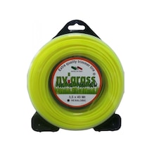 Nylgrass Sarı Altıköşe Tırpan Misinası 3.5 Mm 40 Mt