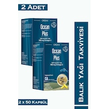 Ocean Plus Balık Yağı Omega3 1200 Mg 50 Softjel Kapsül 2 Adet