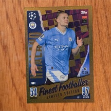 Topps Erling Haaland Finest Footballer Limited Edition Oyun Kartı