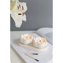 Bernami Mum Pinterest 2 Li Yaşam Çiçeği Mumluk Ve Tasarım Tepsi Diğer