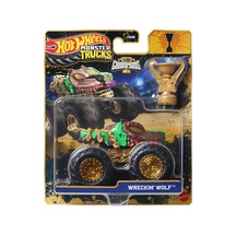 Hot Wheels Monster Trucks Bigfoot Trophy Şampiyonları Wreckın Wo Çok Renkli