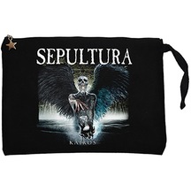 Sepultura Kairos Siyah Clutch Astarlı Cüzdan / El Çantası