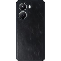 Ilkeshop Newface Xiaomi Poco X7 Pro Kılıf Aras Deri Kapak - Siyah Sıyah