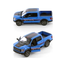 Kinsmart 2022 Ford F-150 Raptor Pickup Truck Livery Edition Mavi