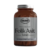Ersağ Folik Asit İçeren Gıda Takviyesi 60 Tablet