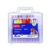 Lets 36 Renk Pastel Boya Plastik Çantalı