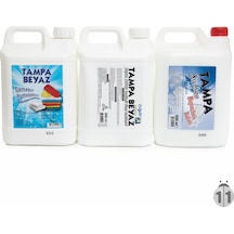 Tampa Beyaz Sabun Parfümlü Yüzey Temizleyici + Çamaşır Yumuşatıcı + Sıvı Sabun 3 x 5 L