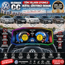 Volkswagen Cc 2008-2017 Model Uyumlu Harici Digital Gösterge Odb Ekran Arıza Göstergesi Turbo Gösterge Hayalet Ekran