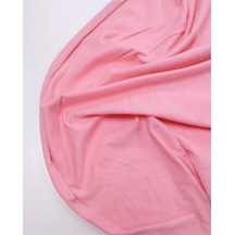 Pembe Renkte Yumuşak Ama Pamuk Pamuk Süprem Penye Kumaş Tişörtlük & Elbiselik En: 170cm-12397
