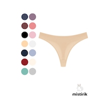 Mistirik Paulo Model Fitilli Esnek Kumaş String Tanga Ten Renk Ten