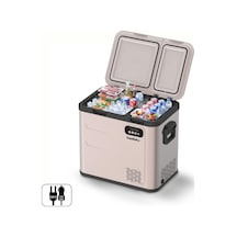 Coolist Clk60d 12/24v/220volt 59 Litre Çift Bölmeli Outdoor Kompresörlü Bluetooth Bağlantılı Oto Buzdolabı