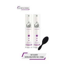 Taft Classic Ekstra Güçlü Sprey 2 x 50 ML + Tarak