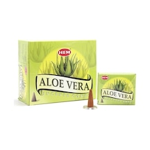 Aloe Vera Aromalı Konik Tütsü Çok Renkli