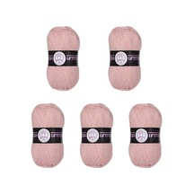Ören Bayan Favori Örgü İpi Açık Pembe 001 5'li Paket