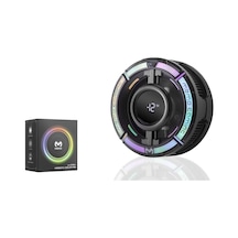 Manyetik Telefon Soğutucu Fan 15w Rgb Dijital Ekranlı Siyah Cx15 Diğer