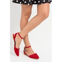 Fox Shoes Kırmızı Kadın Babet D726226202