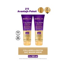 Bioxcin Collagen Biotin Hacim Verici Saç Bakım Kremi 250 Ml 2 Adet