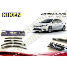 Toyota Corolla Uyumlu Kromlu Cam Rüzgarlığı 2014-2018