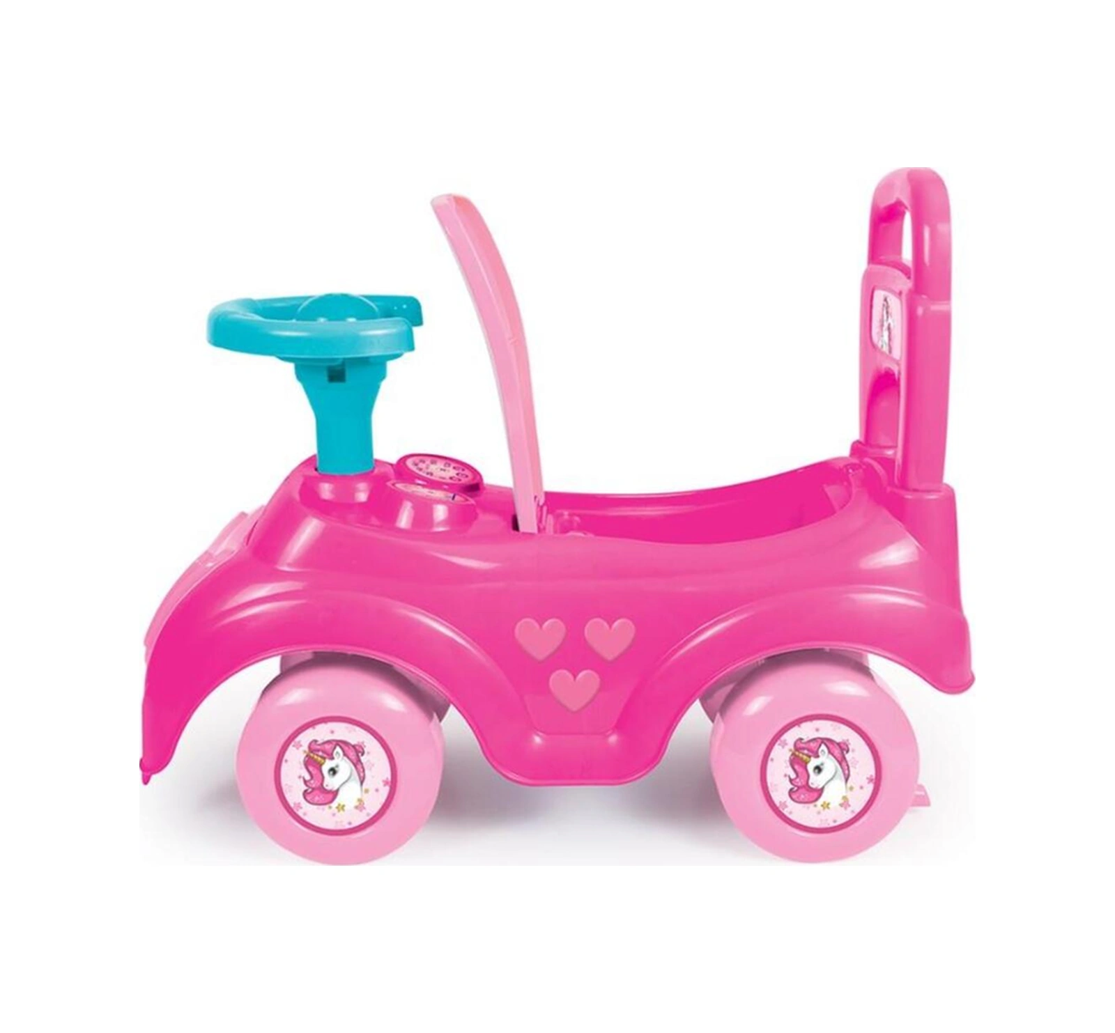 2522 Unicorn Bingit Pedalsız Araba Kız Çocuk Ilk Arabam Pembe Pembe