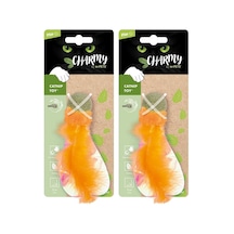 Charmy Fırefly Catnipli Kedi Oyuncağı Orange 2li Paket