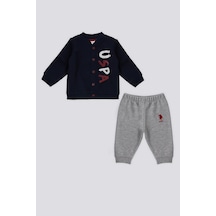 U.s. Polo Assn. Erkek Bebek Lacivert 2'li Hırka Takım Lacivert U.s. Polo Assn. Erkek Bebek Lacivert 2'li Hırka Takım Lacivert