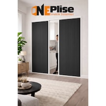 Premium Seri Duble Kapı Seperatörü-estetik Akordiyon Plise Perdesi 0-150 X 0-230 En: 0cm - 150cm X Boy: 0cm - 230cm