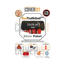 Eva Trafik Seti Plus - 1 Kg Yangın Tüpü - 4 Yıllık - Siyah - Silver Paket