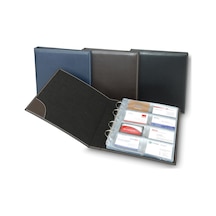 2K Kartvizit Albümü 8 Sıralı 384 Kartlık Business Card Album Vegan 25x26,5 CM