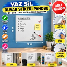 Ders Çalışma Yazı Tahtası Manyetik Mıknatıslı Duvar Stickerı Altın
