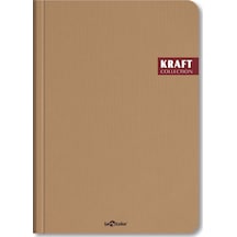 Kraft Ofis Defter Çizgili Kahve