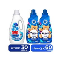 Active Fresh Cold Power Beyazlar Için Sıvı Deterjan 1500 Ml X1 + Extra Konsantre Çamaşır Yumuşat