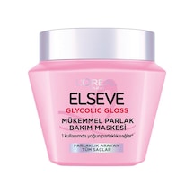 Elseve Glycolic Gloss Mükemmel Parlaklık Veren Saç Bakım Maskesi 300 Ml 3'li Avantaj Paketi Mıchu