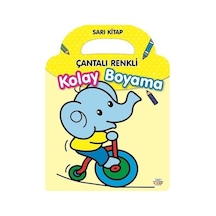 Çantalı Renkli Kolay Boyama- Sarı Kitap