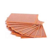 5x10 Delikli Bakır Plaket 50x100mm