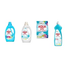 Aquabor Doğal Mineralli Sıvı Renkliler + Sıvı Beyaz + 4 Kg Renkliler + Elde Bulaşık 4 Lü Set